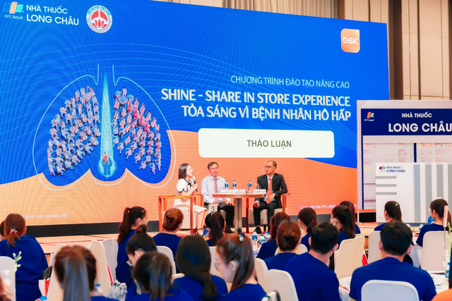 Gần 1.000 dược sĩ FPT Long Châu tham gia huấn luyện chuyên sâu chăm sóc bệnh nhân hen suyễn từ GSK Việt Nam
